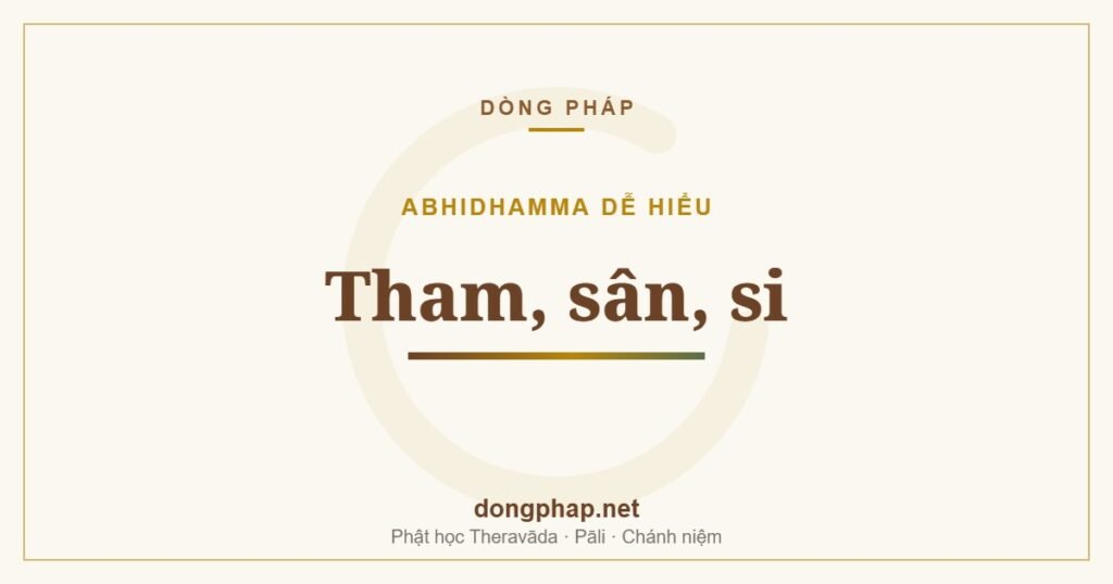 Tham, sân, si