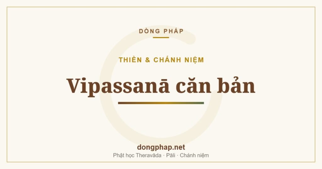Vipassanā căn bản