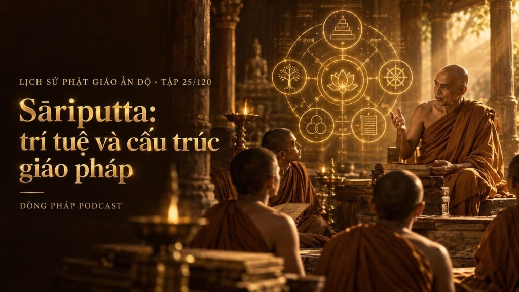 lich su pg an do tap 025 sariputta tri tue giao phap
