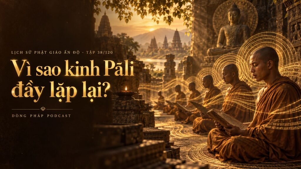 lich su pg an do tap 038 vi sao kinh pali day lap lai