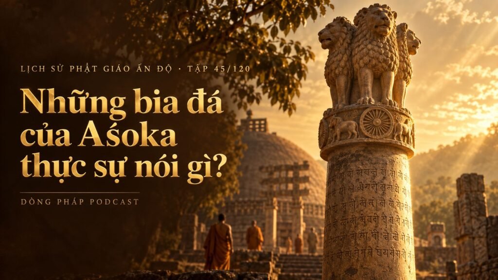lich su pg an do tap 045 nhung bia da cua asoka noi gi