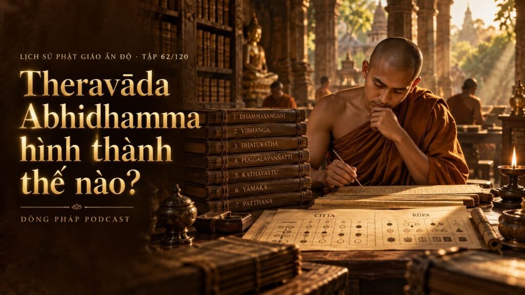 lich su pg an do tap 062 lich su abhidhamma trong tu vien co
