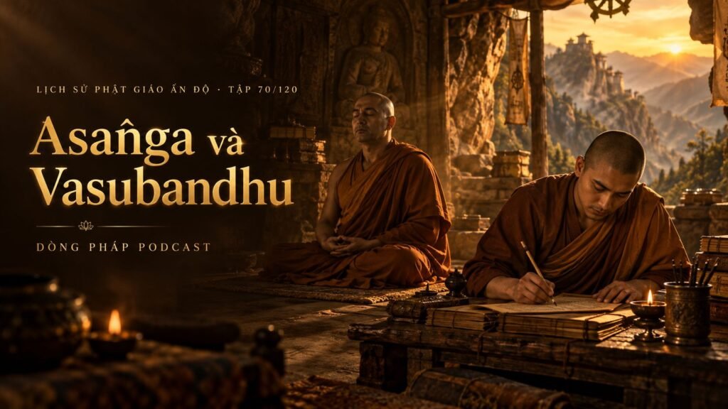 lich su pg an do tap 070 asanga va vasubandhu trong hang da dieu quang