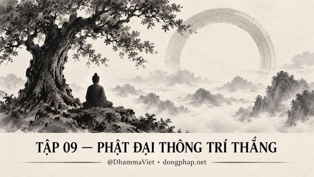 Ảnh bìa Tập 09 – Phật Đại Thông Trí Thắng – Ngồi thiền nhiều kiếp, vì sao vẫn chưa thành Phật? | Vô Môn Quan trong ánh sáng Kinh tạng Pāli – Dòng Pháp Podcast