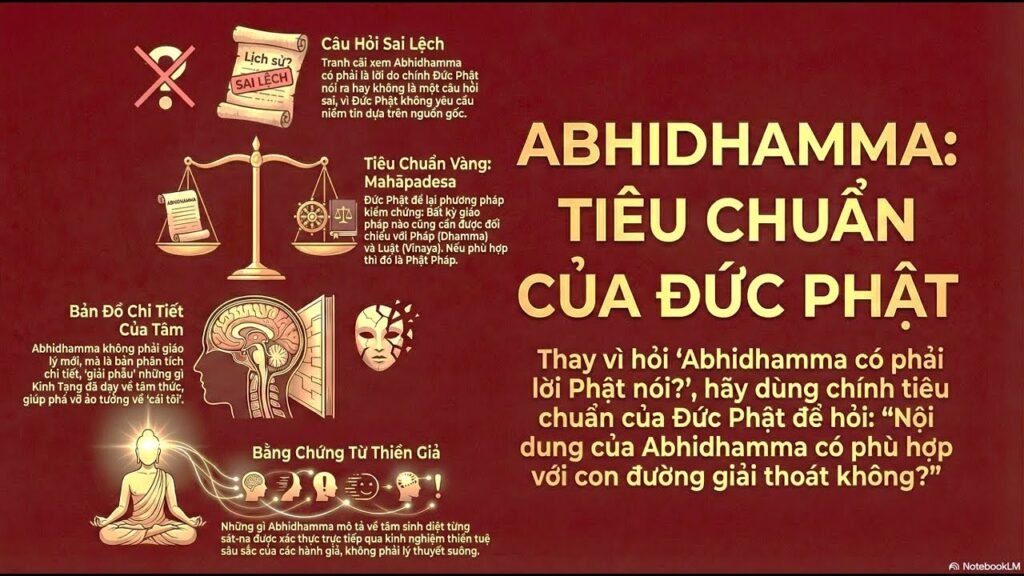 Abhidhamma Có Phải Là Lời Đức Phật Dạy? Kiểm Chứng Bằng Mahāpadesa