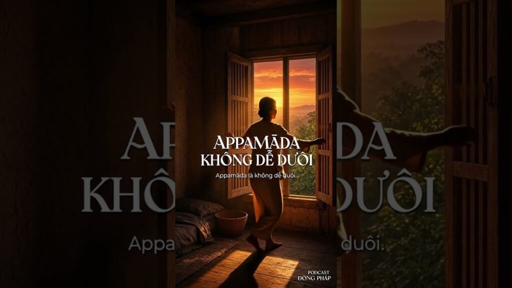 APPAMĀDA là gì? Không Dễ Duôi trong tiếng Pāli