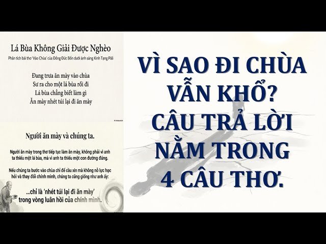 “Vào Chùa” – Một Bài Thơ Nhỏ Chứa Dhamma Lớn: Lá Bùa, Nghiệp Và Con Đường Tự Chuyển Hóa