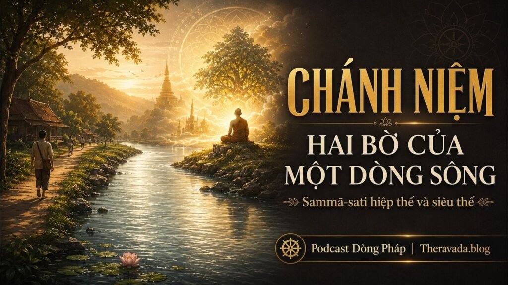 Chánh Niệm – Hai Bờ Của Một Dòng Sông: Sammā-sati Hiệp Thế Và Siêu Thế Trong Bát Chánh Đạo