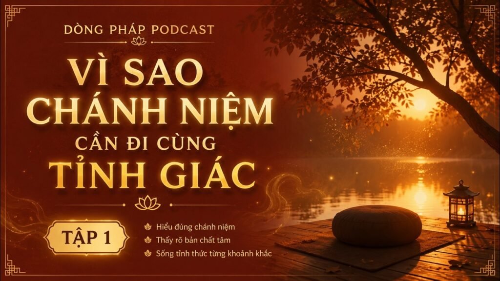 Chánh Niệm Và Tỉnh Giác Tập 1: Vì Sao Chánh Niệm Cần Đi Cùng Tỉnh Giác?