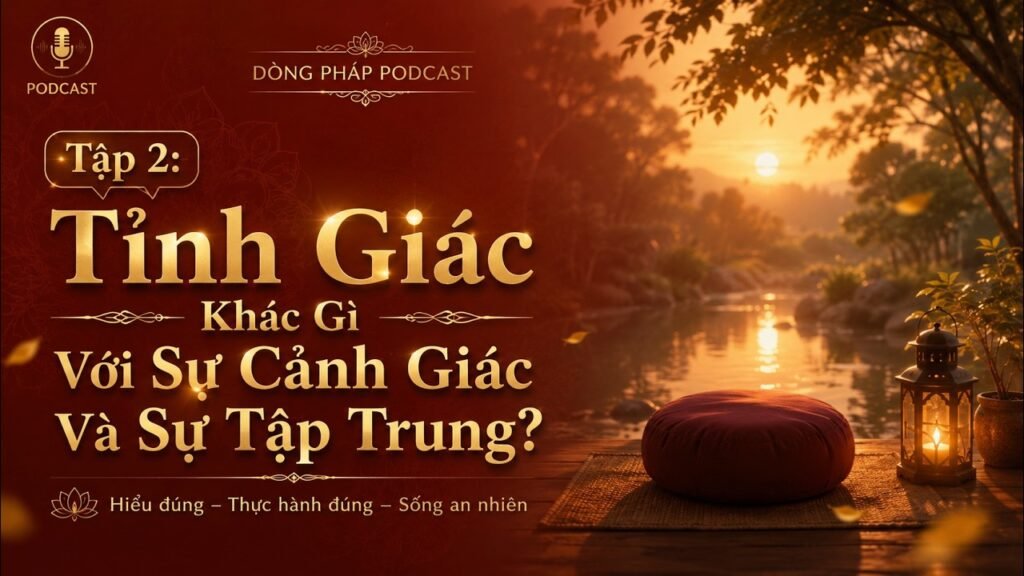 Chánh Niệm Và Tỉnh Giác Tập 2: Tỉnh Giác Khác Gì Với Tập Trung?