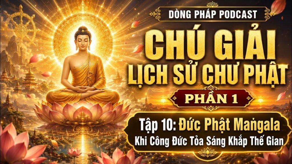 Chú Giải Lịch Sử Chư Phật Tập 10: Đức Phật Maṅgala – Khi Công Đức Tỏa Sáng Khắp Thế Gian