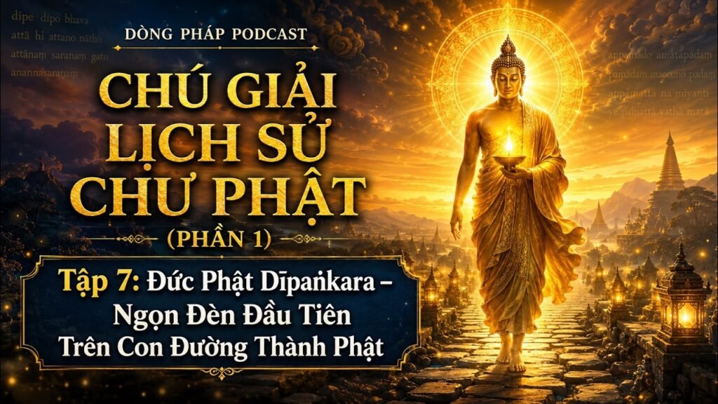 Chú Giải Lịch Sử Chư Phật Tập 7: Đức Phật Dīpaṅkara – Ngọn Đèn Đầu Tiên