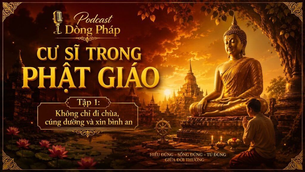 Cư Sĩ Trong Phật Giáo Tập 1: Không Chỉ Đi Chùa, Cúng Dường Và Xin Bình An