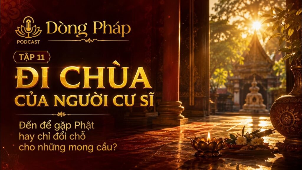 Cư Sĩ Trong Phật Giáo Tập 11: Đi Chùa Của Người Cư Sĩ – Đến Để Gặp Phật Hay Chỉ Đổi Chỗ Cho Những Mong Cầu?