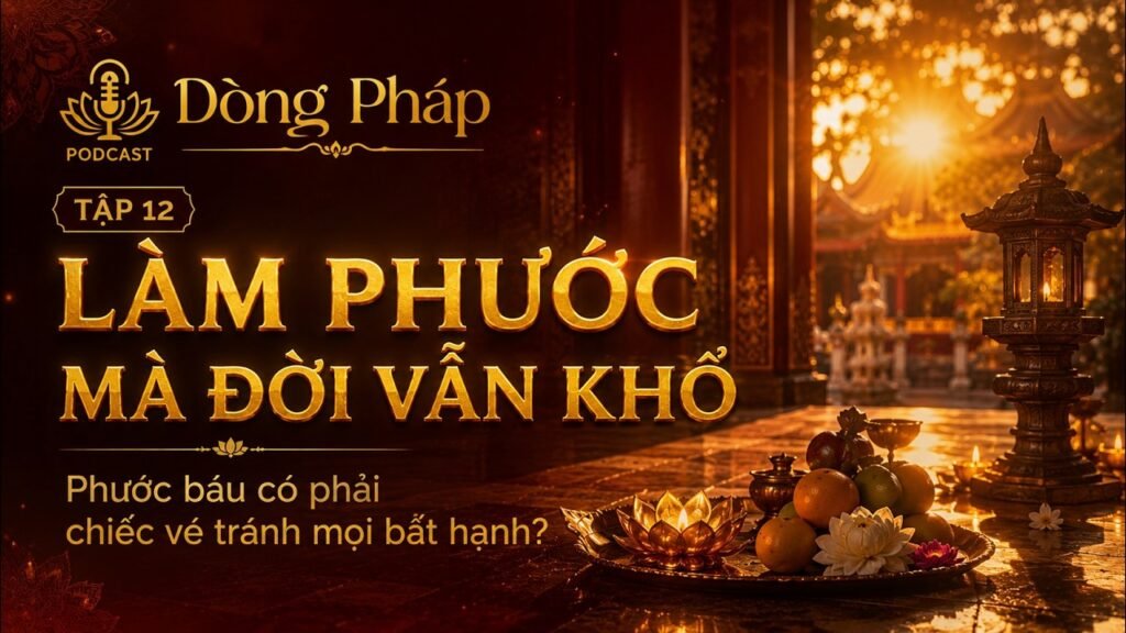 Cư Sĩ Trong Phật Giáo Tập 12: Làm Phước Mà Đời Vẫn Khổ – Phước Báu Có Phải Chiếc Vé Tránh Mọi Bất Hạnh?