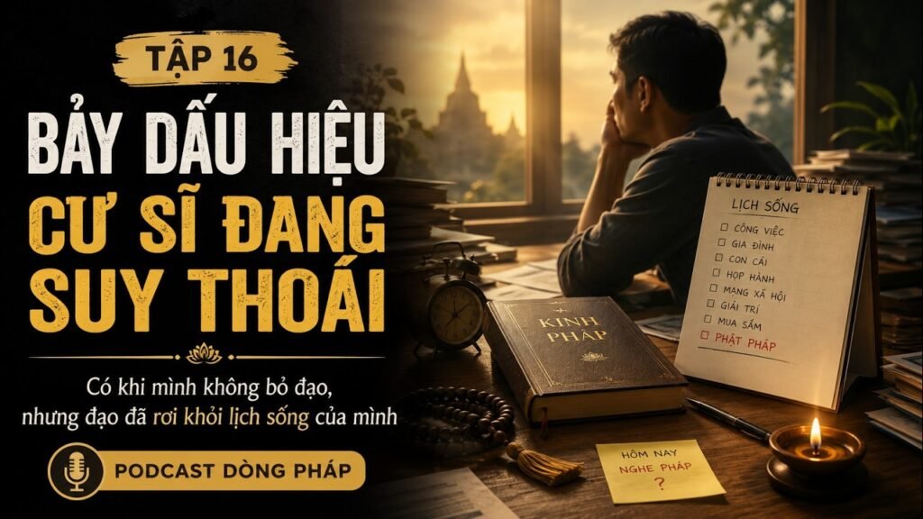 Cư Sĩ Trong Phật Giáo Tập 16: Bảy Dấu Hiệu Cư Sĩ Đang Suy Thoái