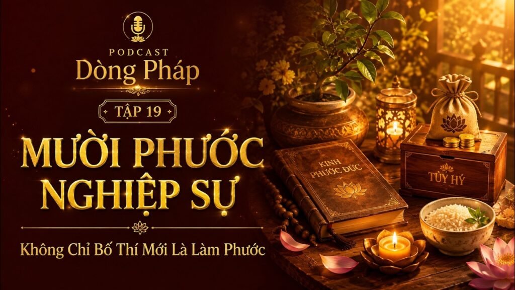 Cư Sĩ Trong Phật Giáo Tập 19: Mười Phước Nghiệp Sự – Không Chỉ Bố Thí Mới Là Làm Phước