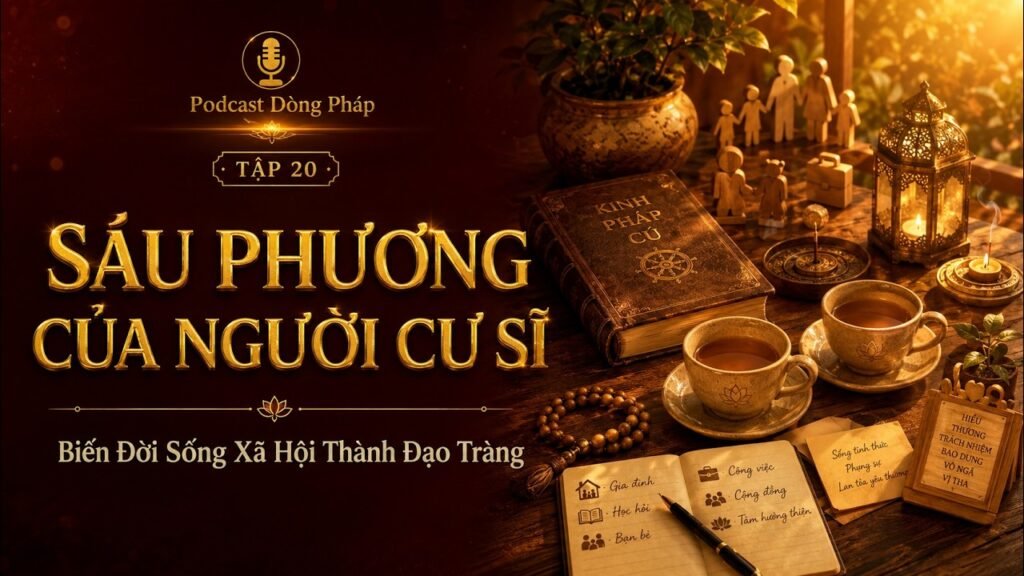 Cư Sĩ Trong Phật Giáo Tập 20: Sáu Phương Của Người Cư Sĩ – Biến Đời Sống Xã Hội Thành Đạo Tràng
