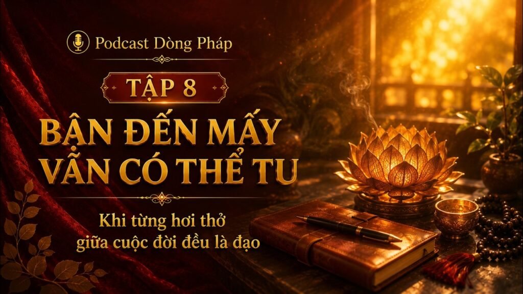 Cư Sĩ Trong Phật Giáo Tập 8: Bận Đến Mấy Vẫn Có Thể Tu – Khi Từng Hơi Thở Giữa Cuộc Đời Đều Là Đạo