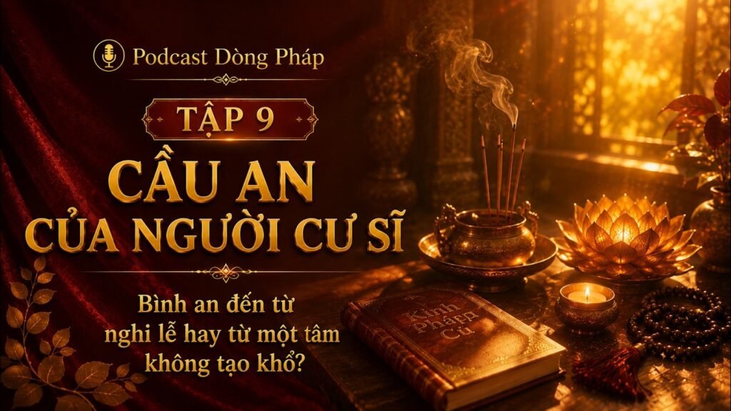 Cư Sĩ Trong Phật Giáo Tập 9: Cầu An Của Người Cư Sĩ – Bình An Đến Từ Nghi Lễ Hay Từ Một Tâm Không Tạo Khổ?