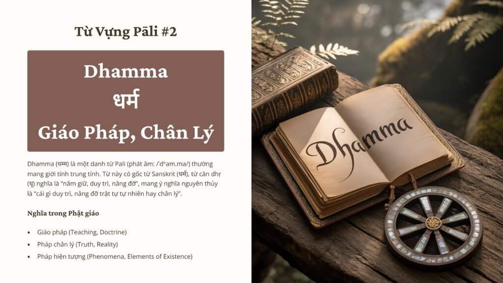 DHAMMA Là Gì? Pháp – Nền Tảng Khách Quan Của Phật Pháp Trong Tiếng Pāli