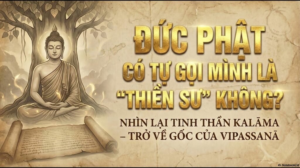 Đức Phật Có Tự Gọi Mình Là Thiền Sư Không? – Vipassanā Và Tinh Thần Kālāma