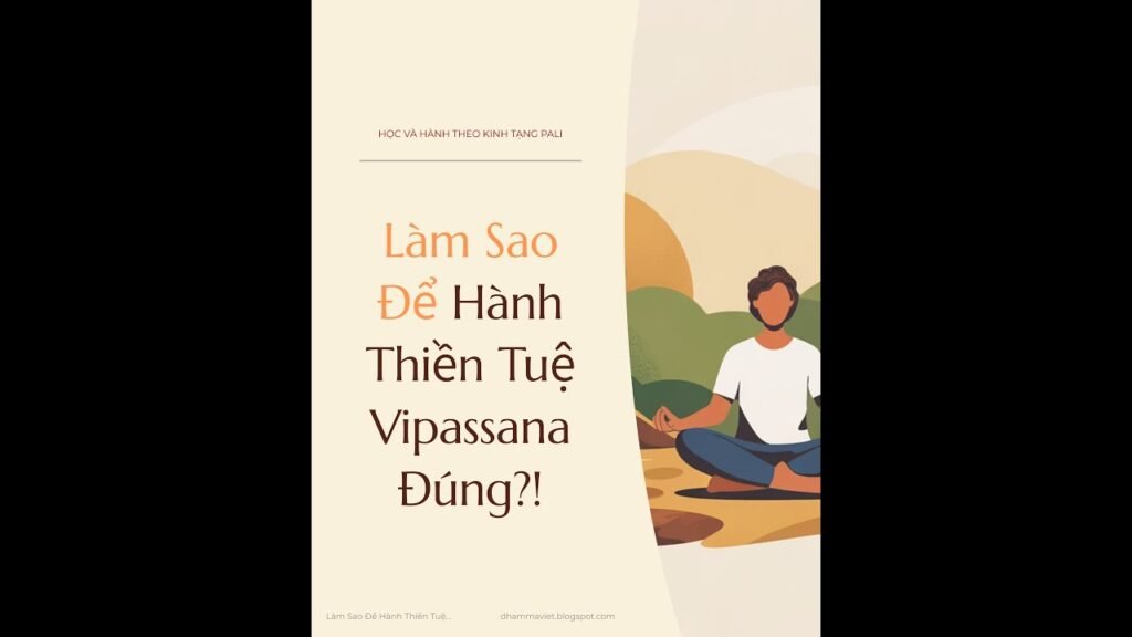 Làm Sao Để Hành Thiền Tuệ Vipassanā Đúng? Thấy Sự Thật Như Nó Là, Không Tạo Ra Bình An