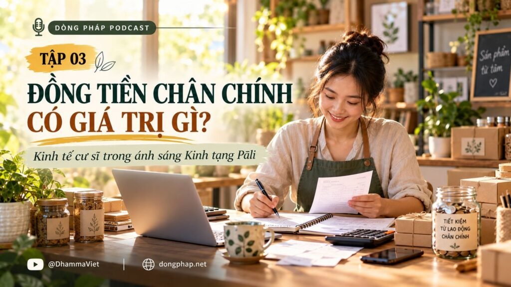 Kinh tế cư sĩ Tập 03: Đồng tiền chân chính có giá trị gì? – Dòng Pháp Podcast