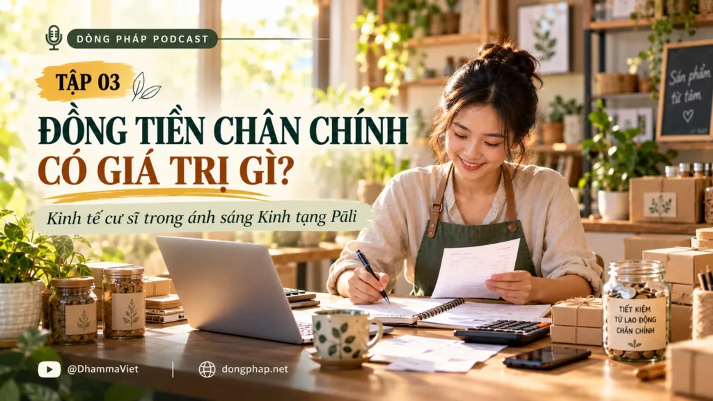 Kinh tế cư sĩ Tập 03: Đồng tiền chân chính có giá trị gì? – Dòng Pháp Podcast