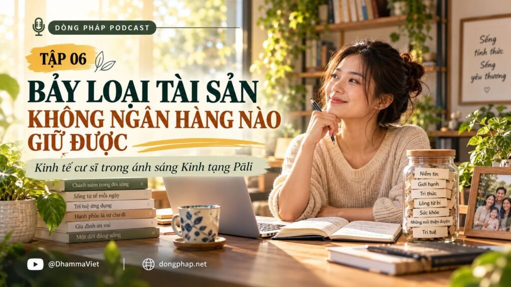 Kinh tế cư sĩ Tập 06: Bảy loại tài sản không ngân hàng nào giữ được – Dòng Pháp Podcast