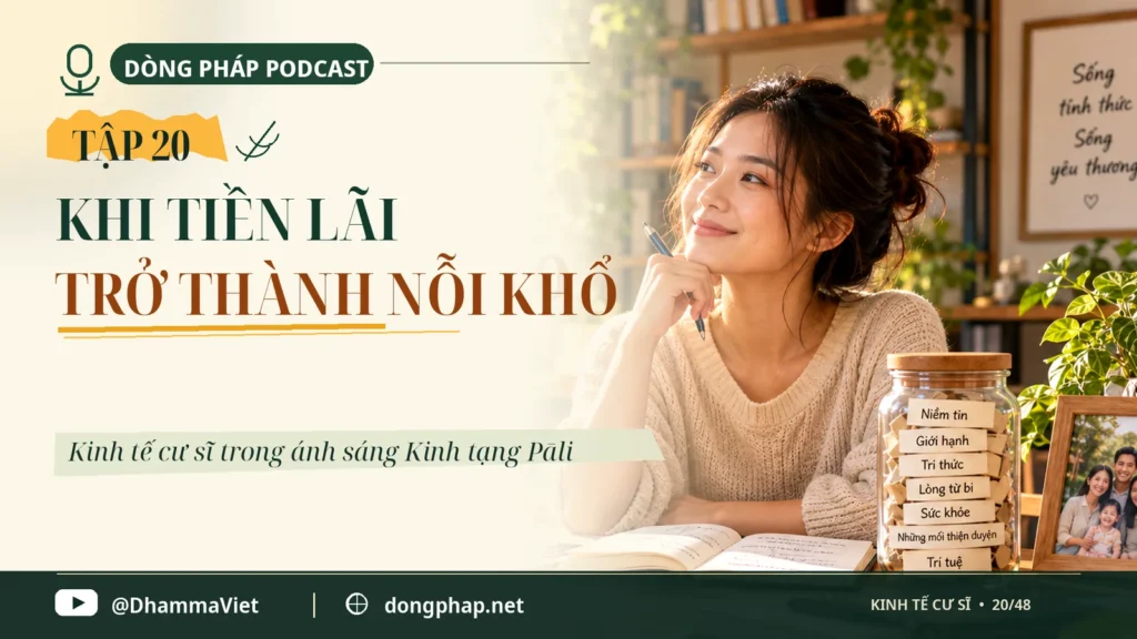 Kinh tế cư sĩ Tập 20: Khi tiền lãi trở thành nỗi khổ – Dòng Pháp Podcast