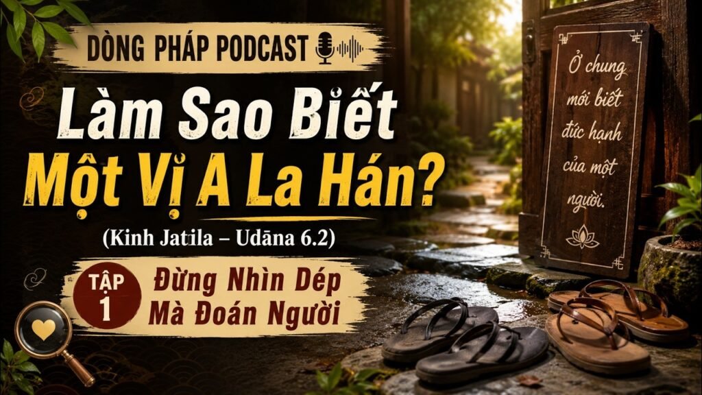 Làm Sao Biết Một Vị A La Hán? Tập 1: Đừng Nhìn Dép Mà Đoán Người (Kinh Jatila – Udāna 6.2)