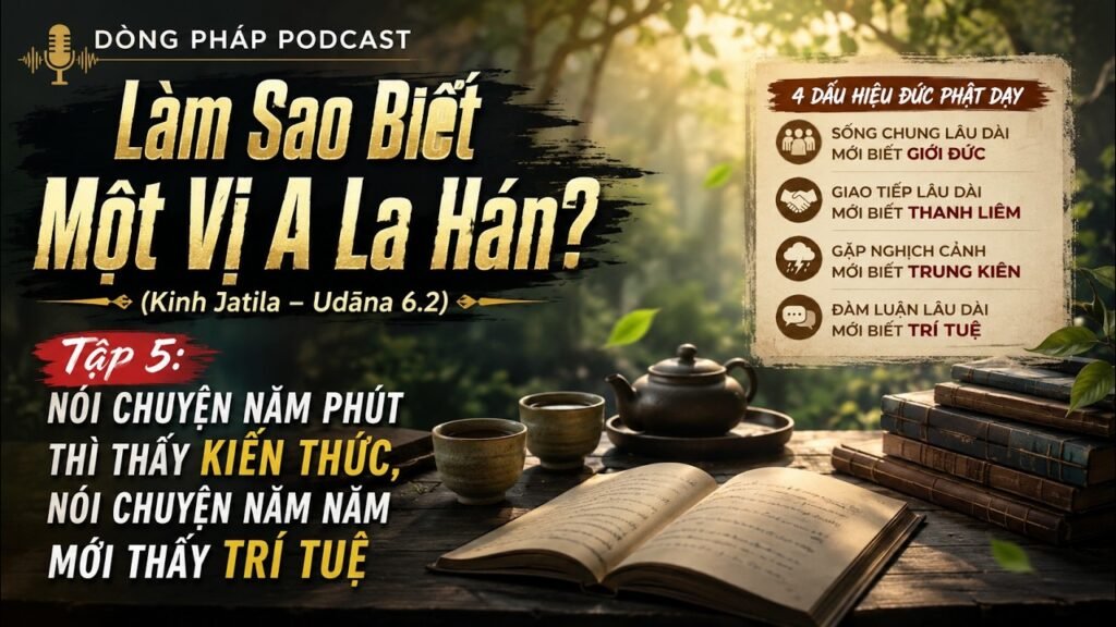 Làm Sao Biết Một Vị A La Hán? Tập 5: Nói Chuyện Năm Phút Thấy Kiến Thức, Năm Năm Mới Thấy Trí Tuệ