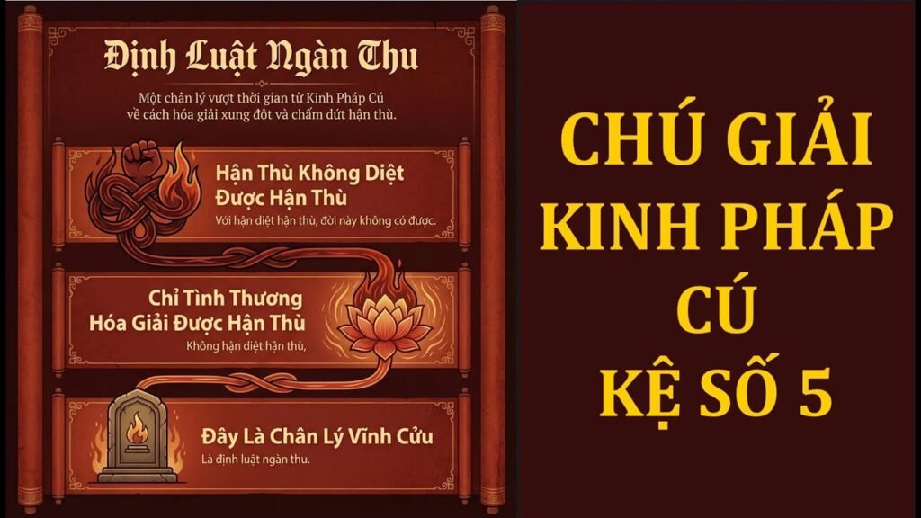 TẬP 05 – Dhp 6 – Chậu nước ở Kosambī: nhớ đến cái chết để thôi tranh cãi