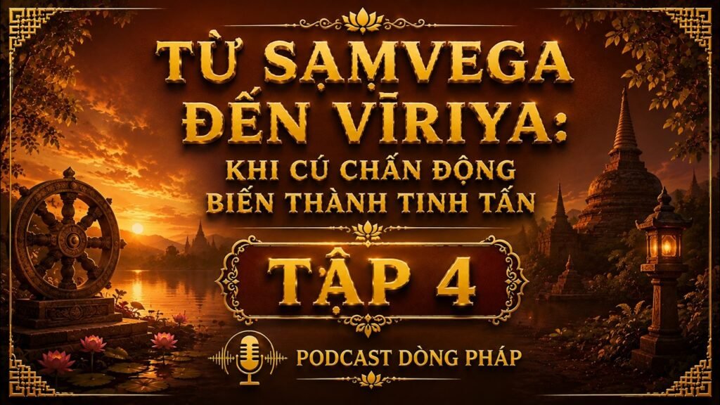 Saṃvega Tập 4: Từ Saṃvega Đến Vīriya – Khi Chấn Động Biến Thành Tinh Tấn