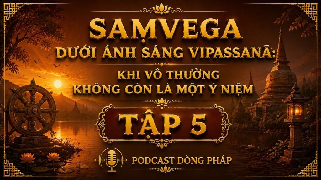 Saṃvega Tập 5: Saṃvega Dưới Ánh Sáng Vipassanā – Khi Vô Thường Không Còn Là Một Ý Niệm