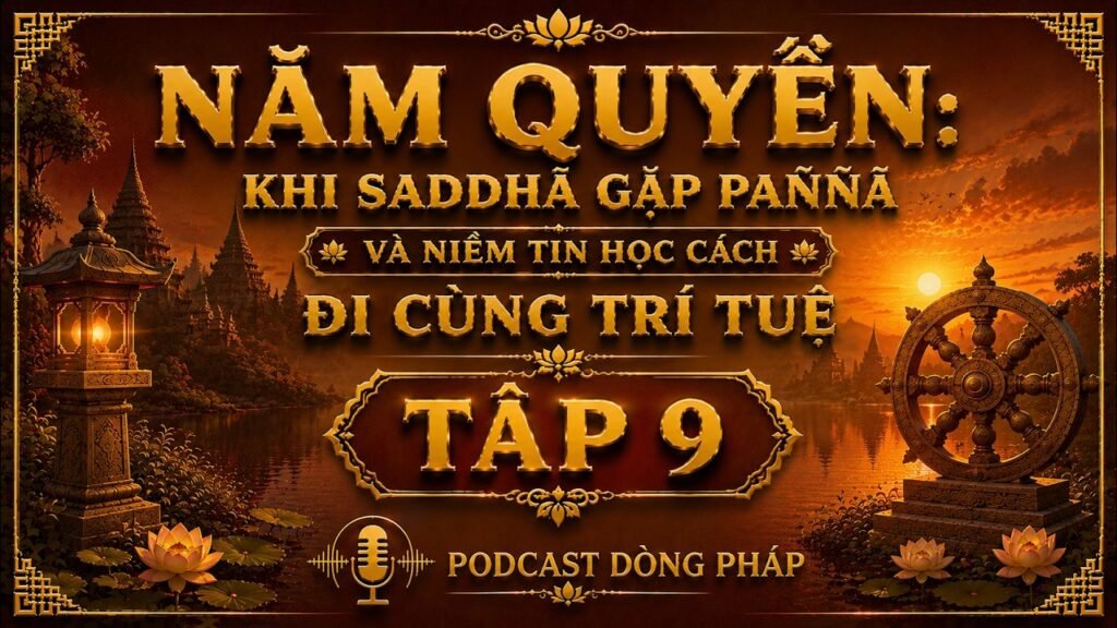 Saṃvega Tập 9: Năm Quyền – Khi Saddhā Gặp Paññā Và Niềm Tin Học Cách Đi Cùng Trí Tuệ