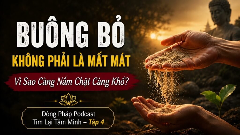 Tìm Lại Tâm Mình Tập 4: Buông Bỏ Không Phải Là Mất Mát – Vì Sao Càng Nắm Chặt Càng Khổ?