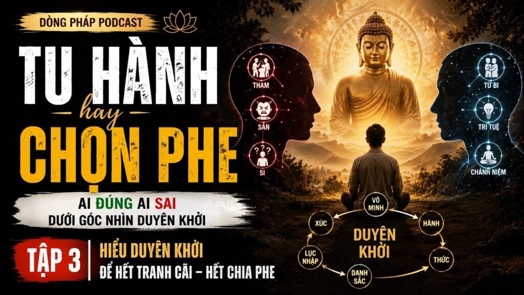 Tu Hành Hay Chọn Phe? Tập 3: Ai Đúng Ai Sai Dưới Góc Nhìn Duyên Khởi