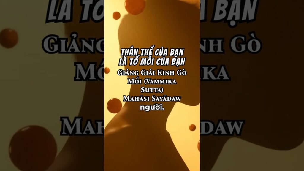 VAMMIKA Là Gì? Thân Thể Như Tổ Mối – Ví Dụ Trong Kinh Gò Mối (MN 23)
