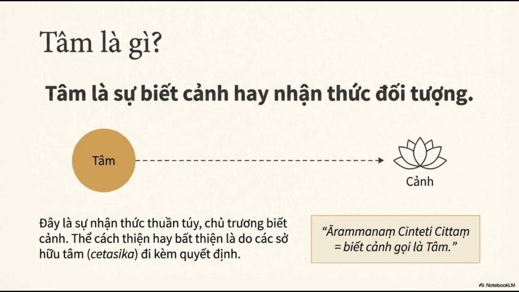 Vi Diệu Pháp Căn Bản Bài 2A: Tâm Là Gì? Citta, Ý, Thức Và Cách Phân Loại 89–121 Tâm