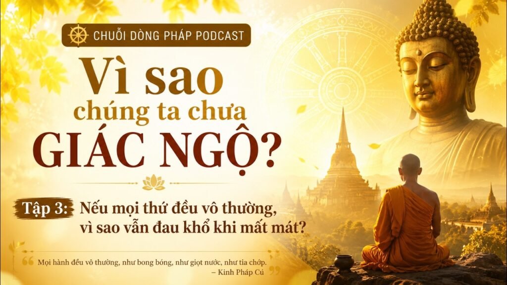 Vì Sao Chúng Ta Chưa Giác Ngộ? Tập 3: Nếu Mọi Thứ Đều Vô Thường, Vì Sao Vẫn Đau Khổ Khi Mất Mát?